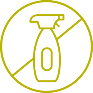 No chemical or <br>synthetic pesticides